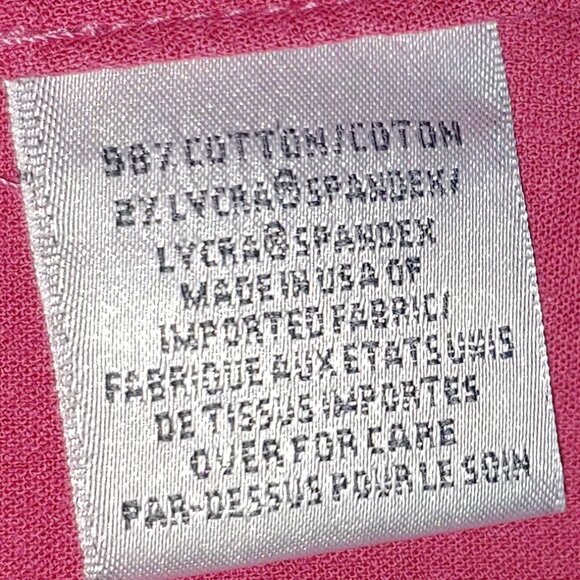 Talbots Collection Stretch Button Front Corduroy Jacket Size 16 Hot Pink Fuchsia - Picture 4 of 8